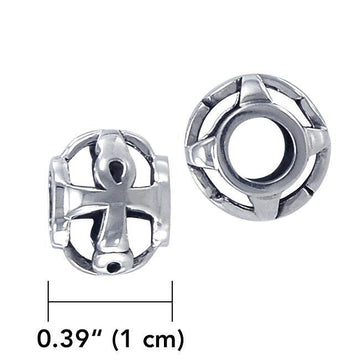 Egyptian Ankh Sterling Silver Bead TBD204 - Jewelry